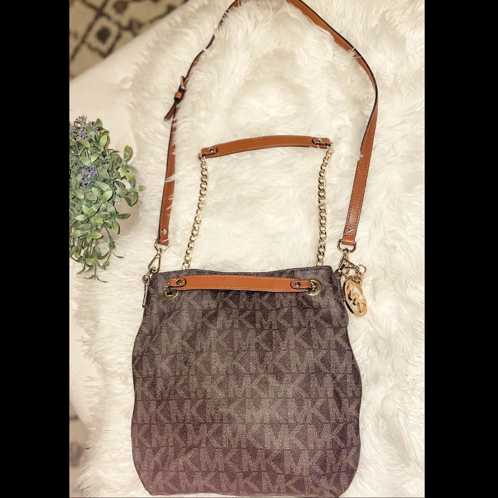 Michael Kors monogrammed crossbody bag